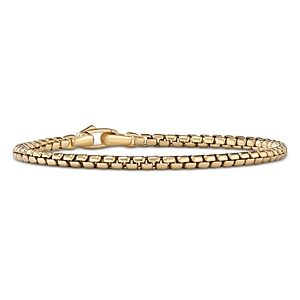 David Yurman Men's 18K Gold Chain Box Chain Flex Bracelet- 4558414