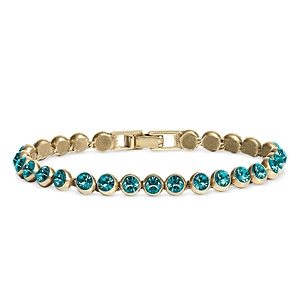 Yun Yun Sun Lilo Cubic Zirconia Flex Bracelet in Gold Tone- 4631518