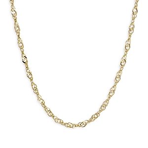 Bloomingdale's 14K Yellow Gold Solid Singapore Chain Necklace, 24- 4714978