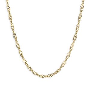 Bloomingdale's 14K Yellow Gold Solid Singapore Chain Necklace, 16- 4714975