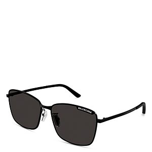 Balenciaga Plate Rectangular Sunglasses, 60mm- 4565532
