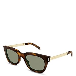 Saint Laurent Combi Corner Angle Bold Rectangular Sunglasses, 53mm- 4565487