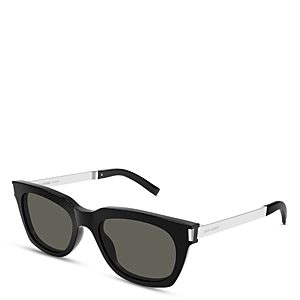 Saint Laurent Combi Corner Angle Bold Rectangular Sunglasses, 53mm- 4565487