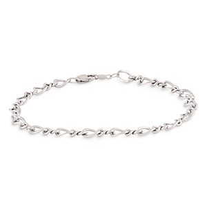 Bloomingdale's Sterling Silver Figure Eight Chain Bracelet - 100% Exclusive- 4697427