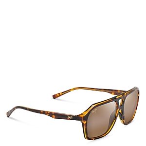 Maui Jim Wedges Polarized Aviator Sunglasses, 57mm- 4706641