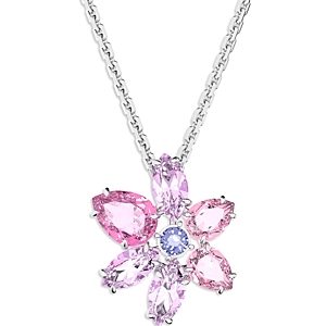 Swarovski Gema Color Crystal Flower Pendant Necklace, 14.5- 4613564