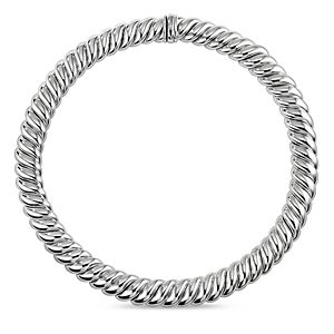 David Yurman Sculpted Cable Necklace in Sterling Silver- 4556098