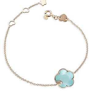 Pasquale Bruni 18K Rose Gold Petit Joli Turquoise & White Moonstone Doublet & Diamond Bracelet- 4723505