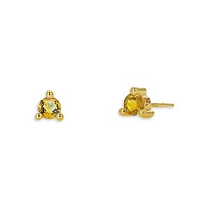 Rachel Reid 14K Yellow Gold Citrine Stud Earrings- 4732531