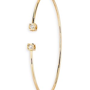 Dinh Van 18K Yellow Gold Le Cube Diamant Diamond Cuff Bracelet- 4738408