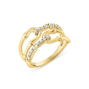 Bloomingdale's Diamond Link Ring in 14K Gold, 0.25 ct. t.w. - 100% Exclusive- 4670832