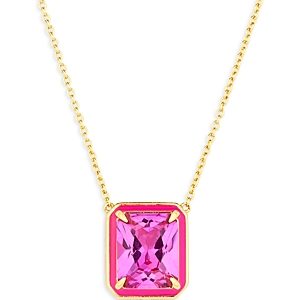 Aqua Tonal Enamel Pendant Necklace, 16 - 100% Exclusive- 4698075