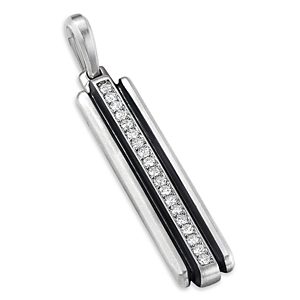 David Yurman Deco Ingot Tag with Pave Diamonds- 4360835