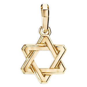 David Yurman Men's Deco Star of David Amulet in 18K Yellow Gold- 4051048