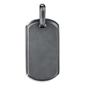 David Yurman Streamline Tag Pendant in Black Titanium- 3546872
