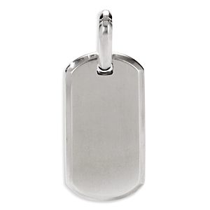 David Yurman Streamline Tag Pendant in Sterling Silver- 3546875