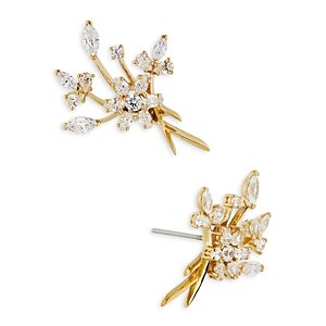 Nadri Wildflower Bouquet Stud Earrings in 18K Gold Plated- 4731718