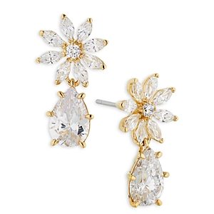Nadri Wildflower Petal Drop Earrings in 18K Gold Plated- 4731719