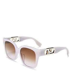 Fendi O'Lock Square Sunglasses, 55mm- 4685932
