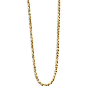 Argento Vivo Rope Chain Strand Necklace in 18K Gold Plated Sterling Silver, 16-18- 4731339
