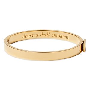 kate spade new york Idiom Dream Big or Never A Dull Moment Bangle Bracelet- 4730701