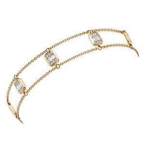 Bloomingdale's Diamond Station Bracelet in 14K Yellow Gold, 0.35 ct. t.w. - 100% Exclusive- 4717996