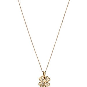 Bloomingdale's Diamond Four Leaf Clover Pendant Necklace in 14K Yellow Gold, 0.40 ct. t.w. - 100% Exclusive- 4718005