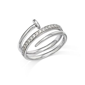 Bloomingdale's Diamond Nail Coil Ring in 14K White Gold, 0.20 ct. t.w. - 100% Exclusive- 4718010