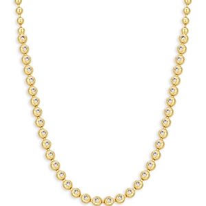 Luv Aj Pave Ball Chain Necklace, 16- 4738391