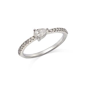 Bloomingdale's Diamond Pear Stacking Band in 14K White Gold, 0.42 ct. t.w. - 100% Exclusive- 4718015