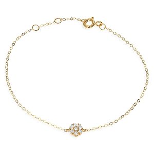 Moon & Meadow 14K Yellow Gold Diamond Station Bracelet- 4731475