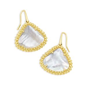 Kendra Scott Framed Kendall Stone Drop Earrings in 14K Gold Plated- 4730207