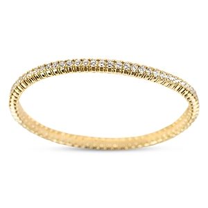 Zydo 18K Yellow Gold Stretch Diamond Tennis Bracelet- 4735075