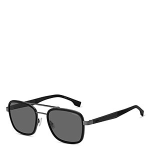 Hugo Boss Rectangular Aviator Sunglasses, 54mm- 4757384