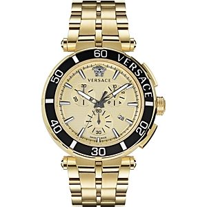 Versace Greca Chrono Watch, 45mm- 4741753