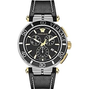 Versace Greca Chrono Watch, 45mm- 4741751