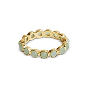Argento Vivo Gemstone Stack Ring in 18K Gold Plated Sterling Silver- 4731842