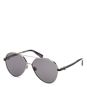 Moncler Vizta Pilot Sunglasses, 59mm- 4701654