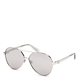 Moncler Vizta Pilot Sunglasses, 59mm- 4701654