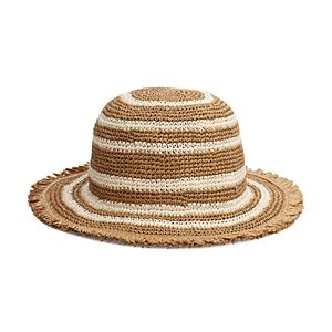 rag & bone Frills Rollable Straw Bucket Hat- 4747423