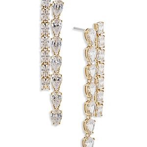 Nadri Em Isle Double Linear Drop Earrings- 4738378