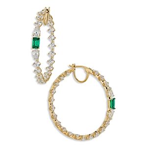 Nadri Em Isle Large Hoop Earrings- 4738380