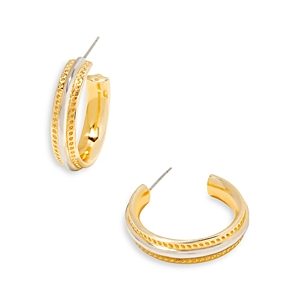 Kendra Scott Merritt Two Tone Hoop Earrings- 4738516