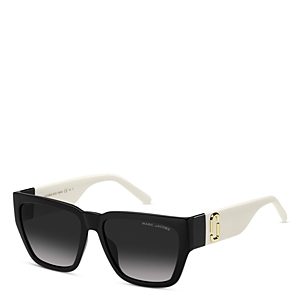 Marc Jacobs Marc Rectangular Sunglasses, 57mm- 4674513