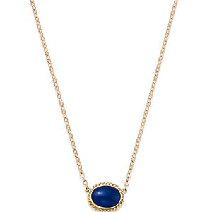 Bloomingdale's Blue Lapis Pendant Necklace in 14K Yellow Gold, 18-19- 4796872