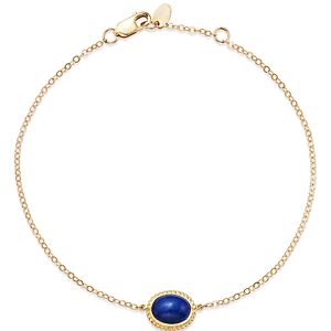 Bloomingdale's Blue Lapis Station Bracelet in 14K Yellow Gold- 4796874