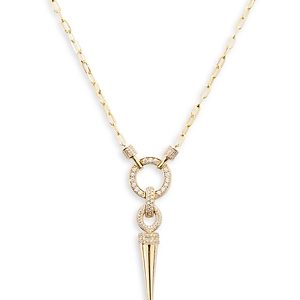 Bloomingdale's Diamond Spike Pendant Necklace in 14K Yellow Gold, 1.0 ct. t.w.- 4799380
