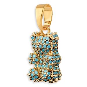 Crystal Haze Jewelry Nostalgia Pave Bear Pendant in 18K Gold Plated- 4791670
