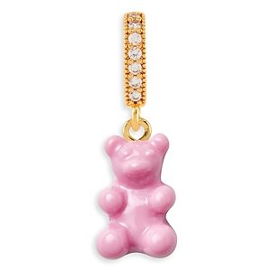 Crystal Haze Jewelry Nostalgia Pave Bear Pendant in 18K Gold Plated- 4791670