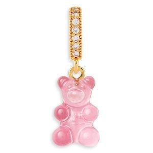 Crystal Haze Jewelry Nostalgia Pave Bear Pendant in 18K Gold Plated- 4791670